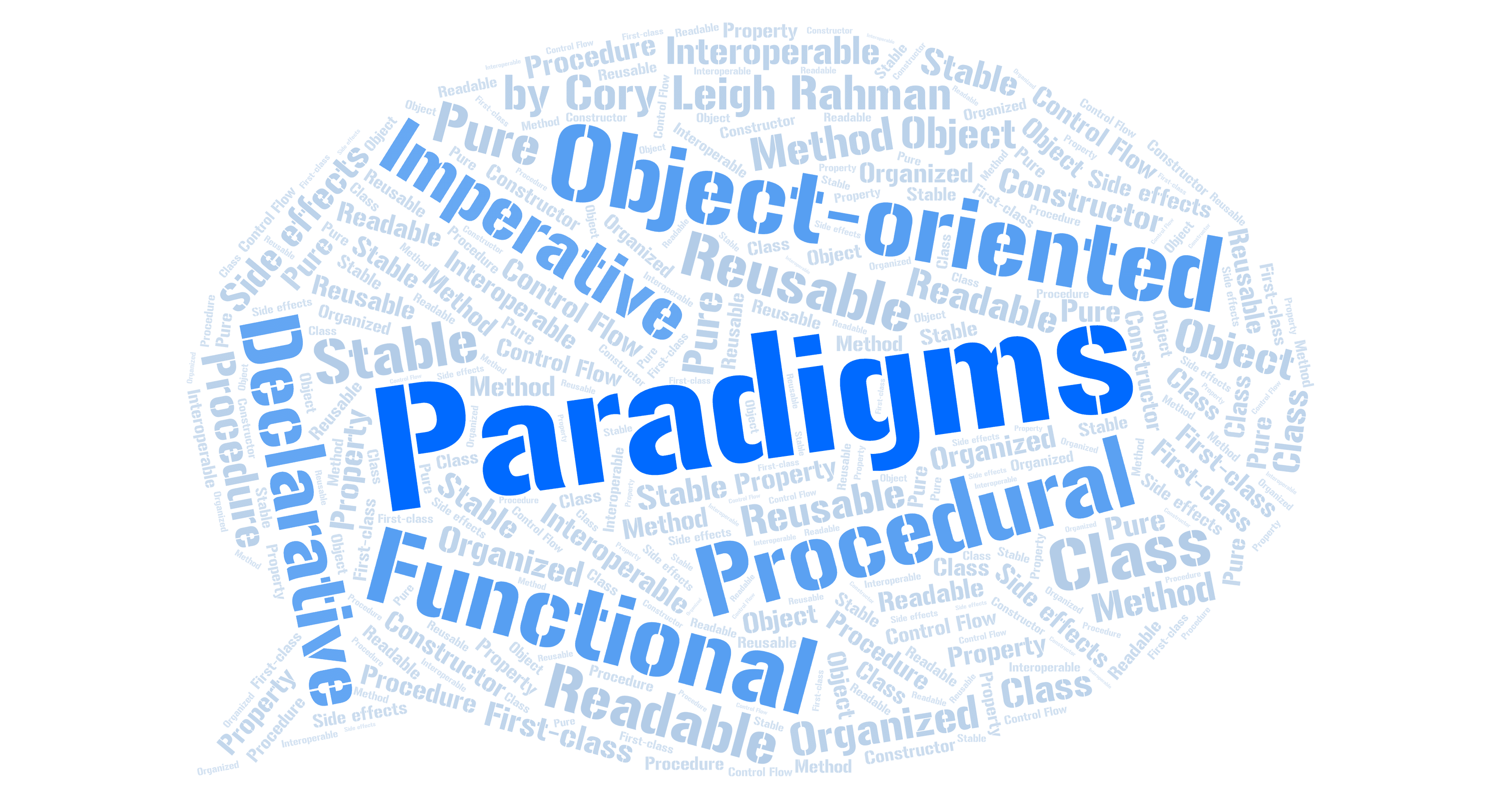 Programming Paradigms Presented Plainly